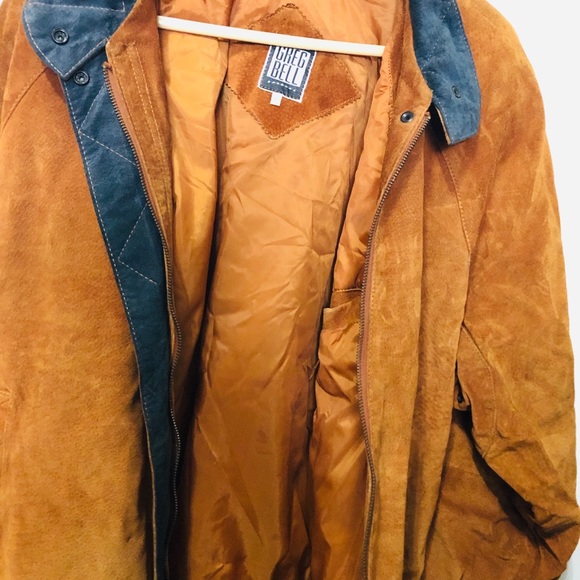 Greg Bell Genuine Leather Jacket Brown - Picture 3 of 8